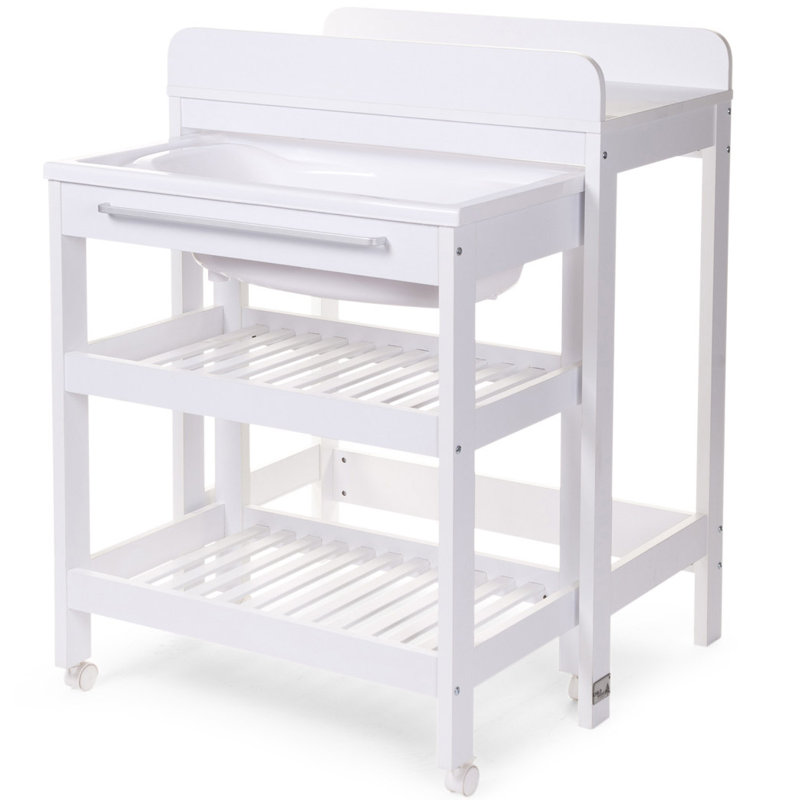 Isabelle & Max Augustus Changing Table with Bath Wayfair.co.uk